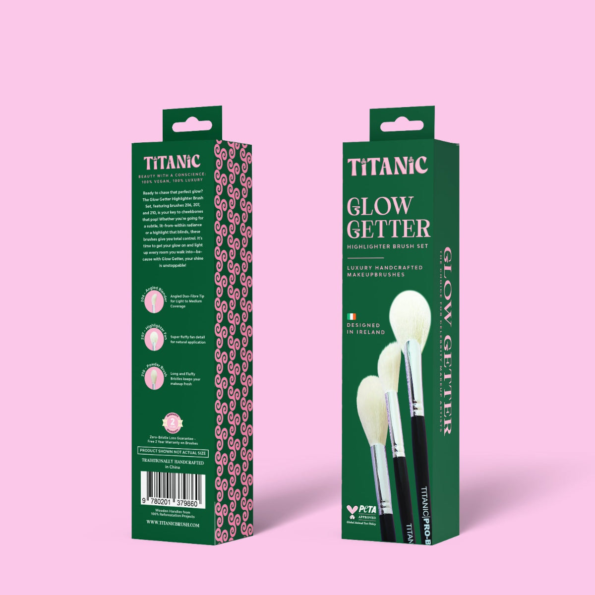 The Glow Getter - Highlighter Brush Set (RRP £40.00 - Save £10.00)