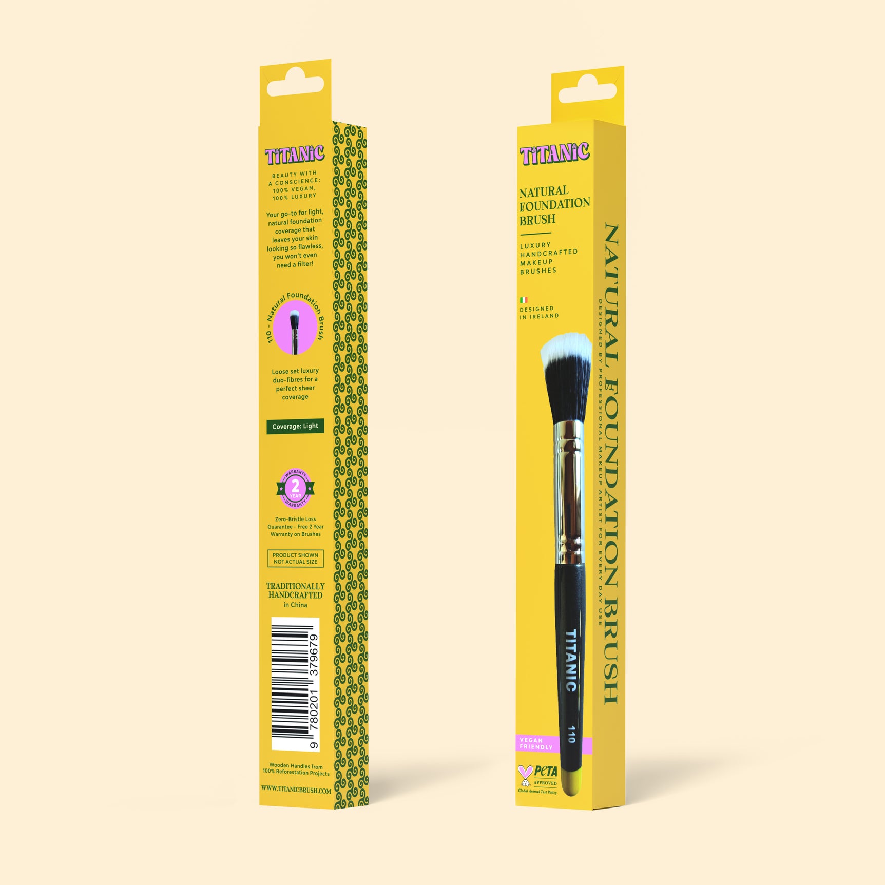 No. 110 - Natural Foundation Brush