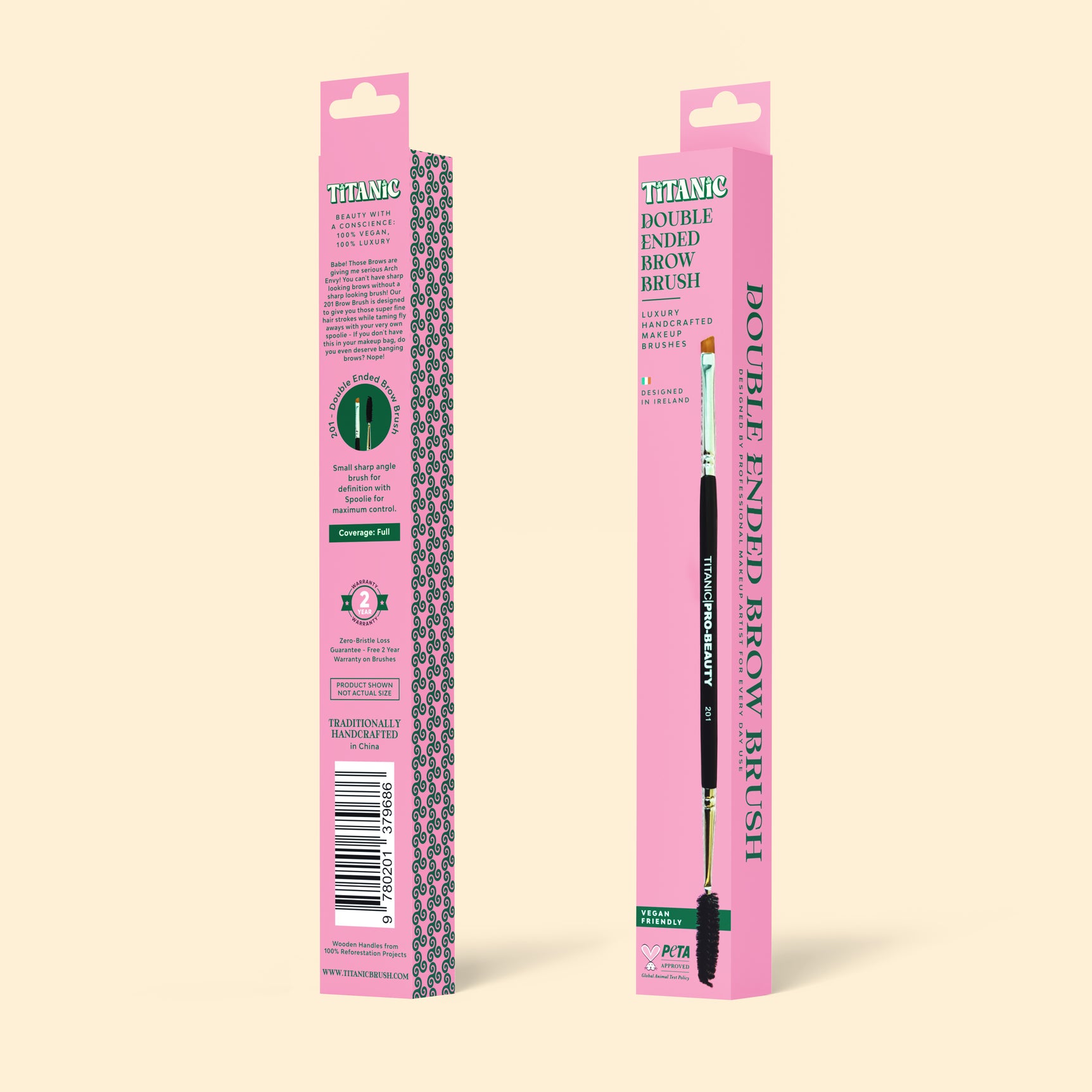 No. 201 - Double-Ended Brow Brush