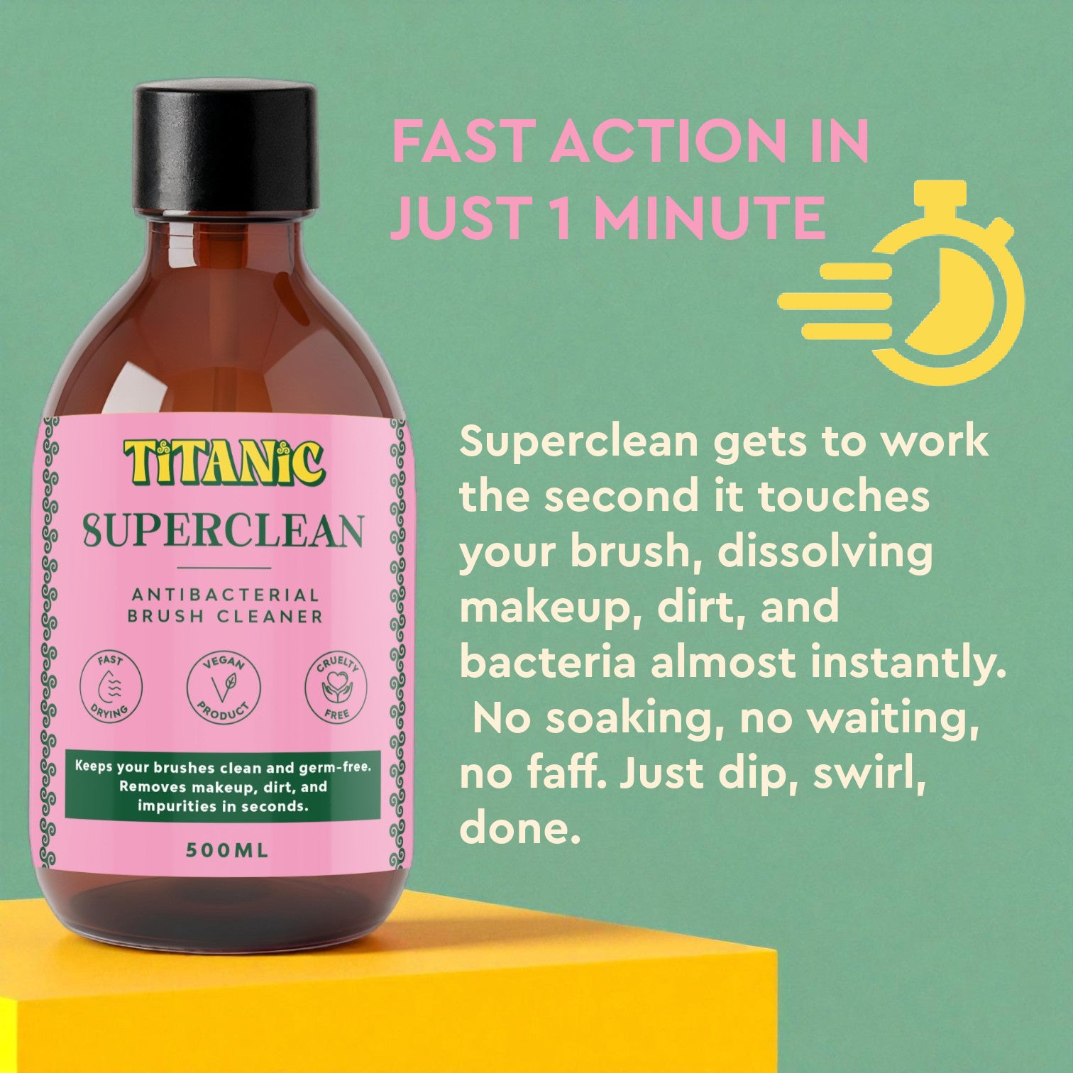SUPERCLEAN | Antibacterial Brush Cleaner