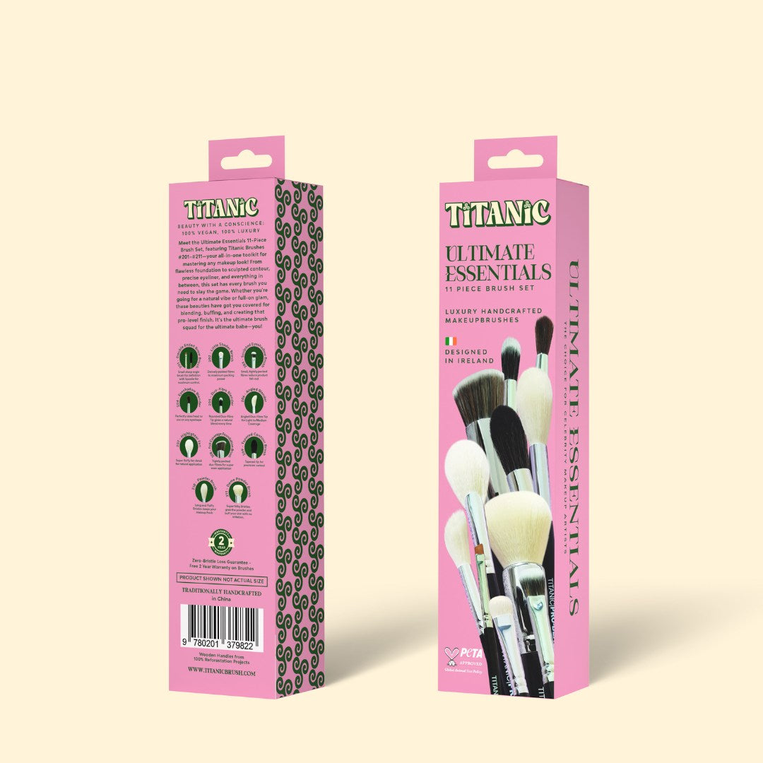 The Ultimate Essentials - 11 Piece Beauty Brush Set (RRP £146.50 - Save £47.50)