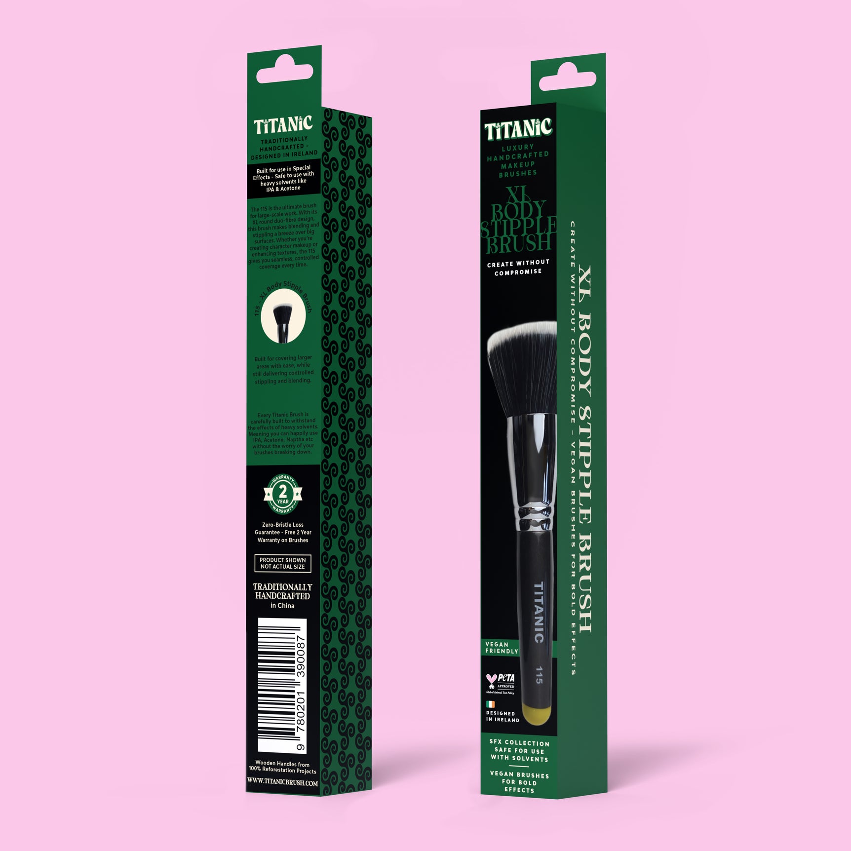 No. 115 - XL Round Duo-Fibre Stipple Brush