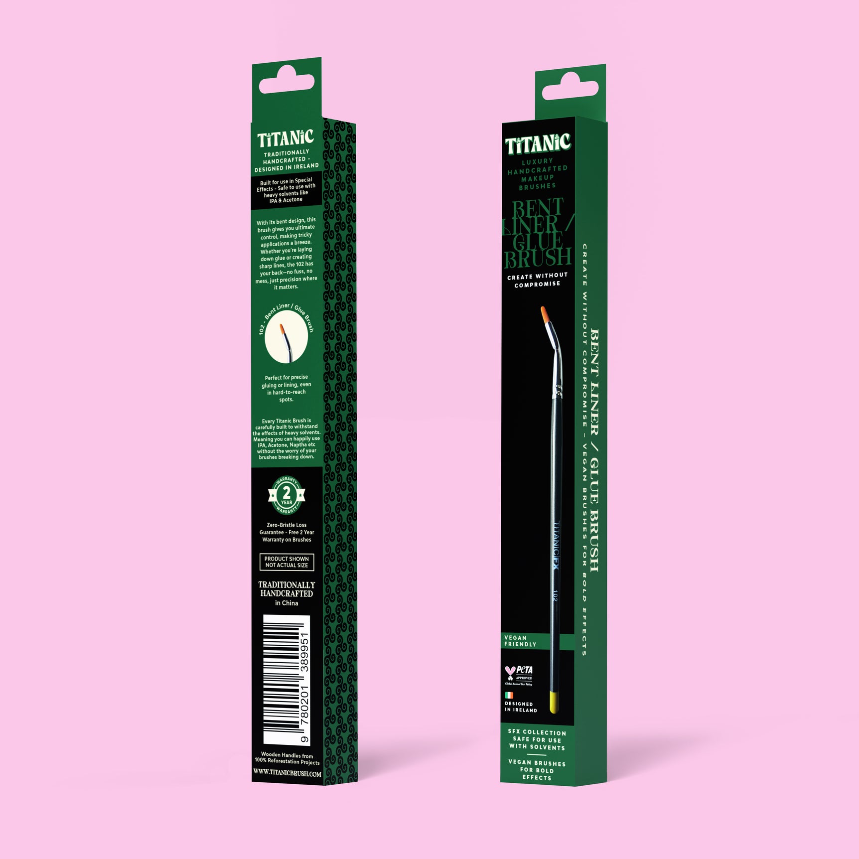 No. 102 - Bent Liner / Glue Brush