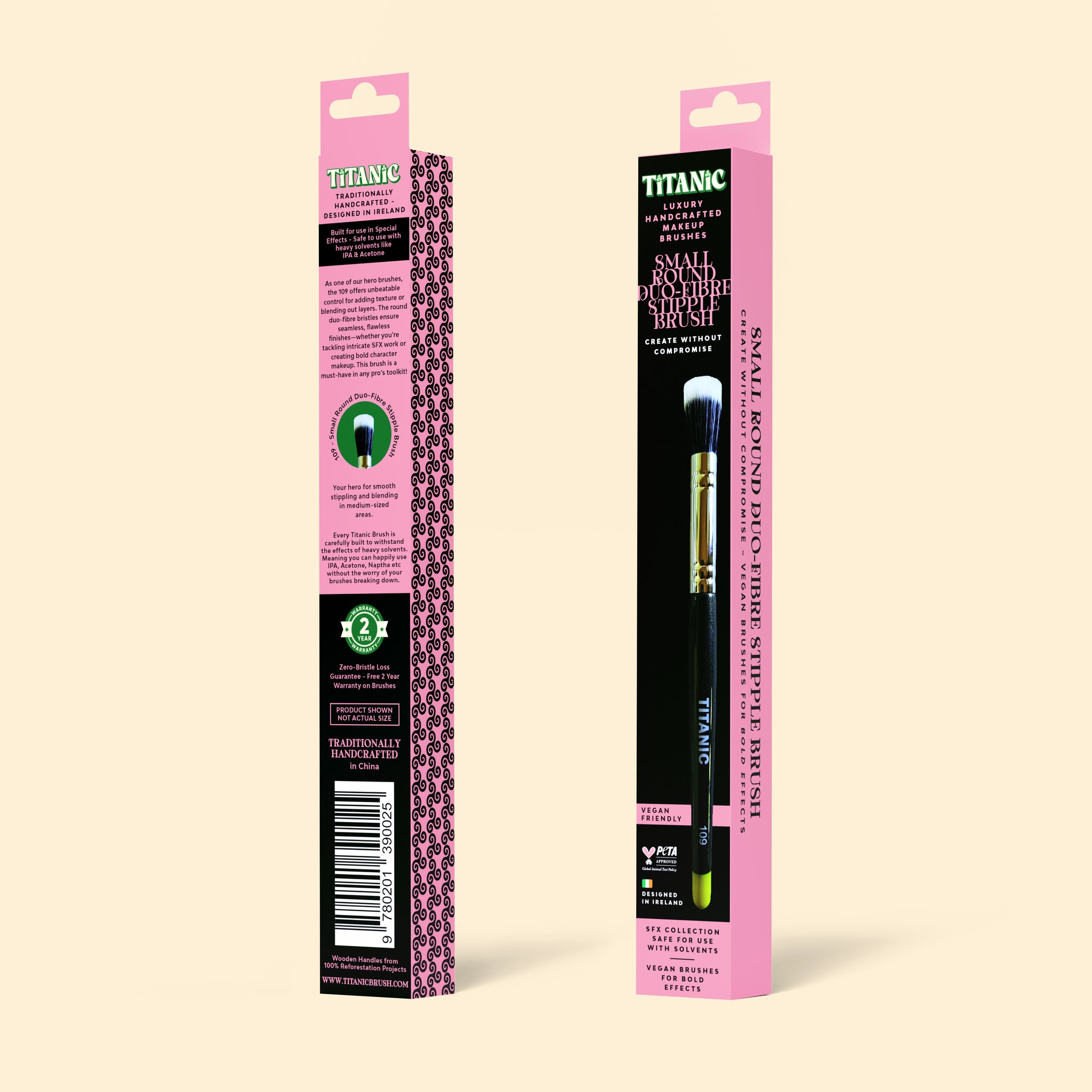 No. 109 - Small Round Duo-Fibre Stipple Brush