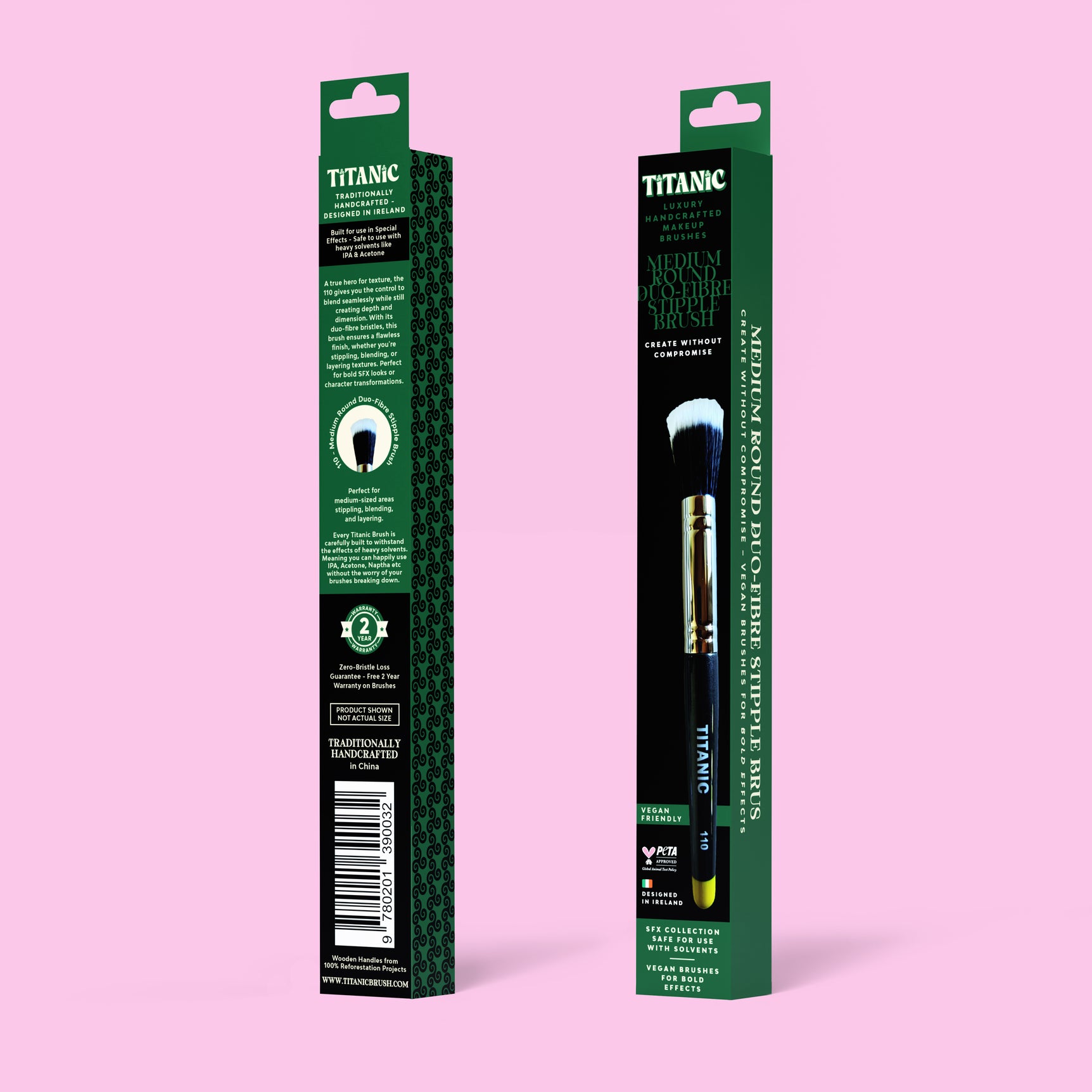 No. 110 - Medium Round Duo-Fibre Stipple Brush