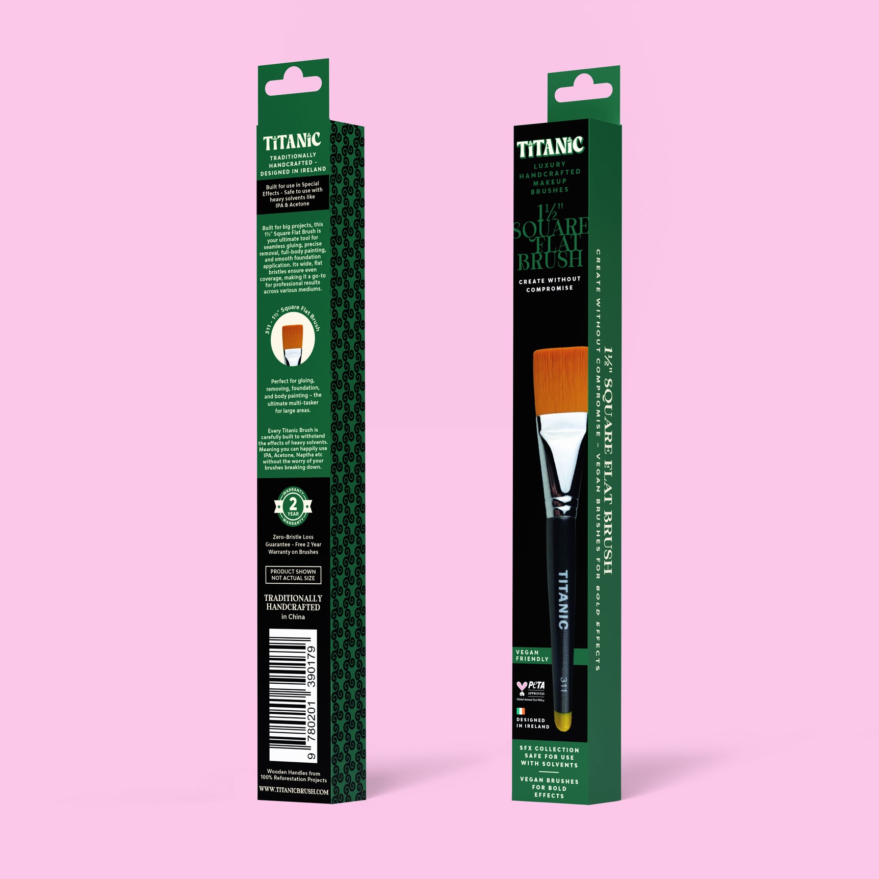 No. 311 - 1½" Square Flat Brush