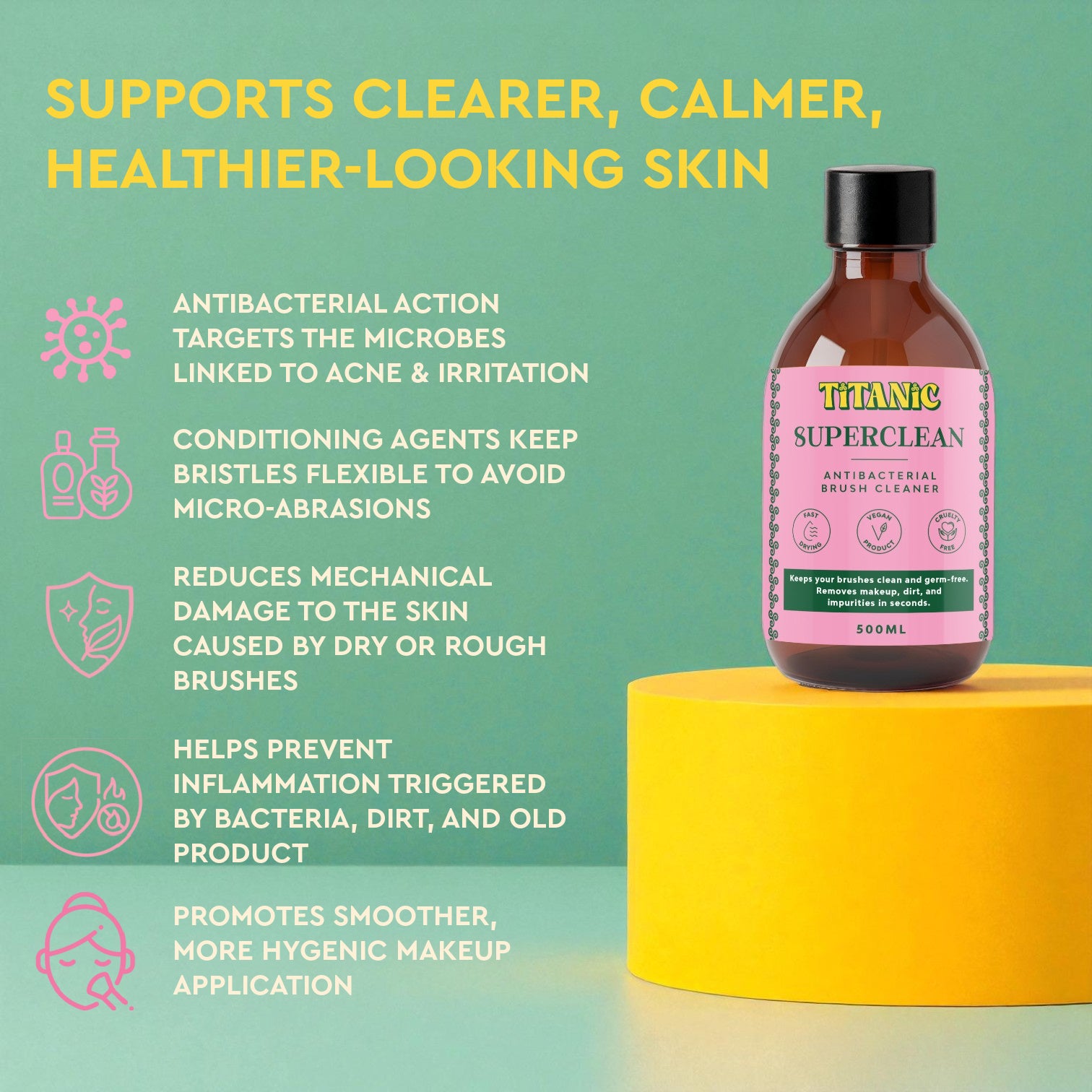 SUPERCLEAN | Antibacterial Brush Cleaner