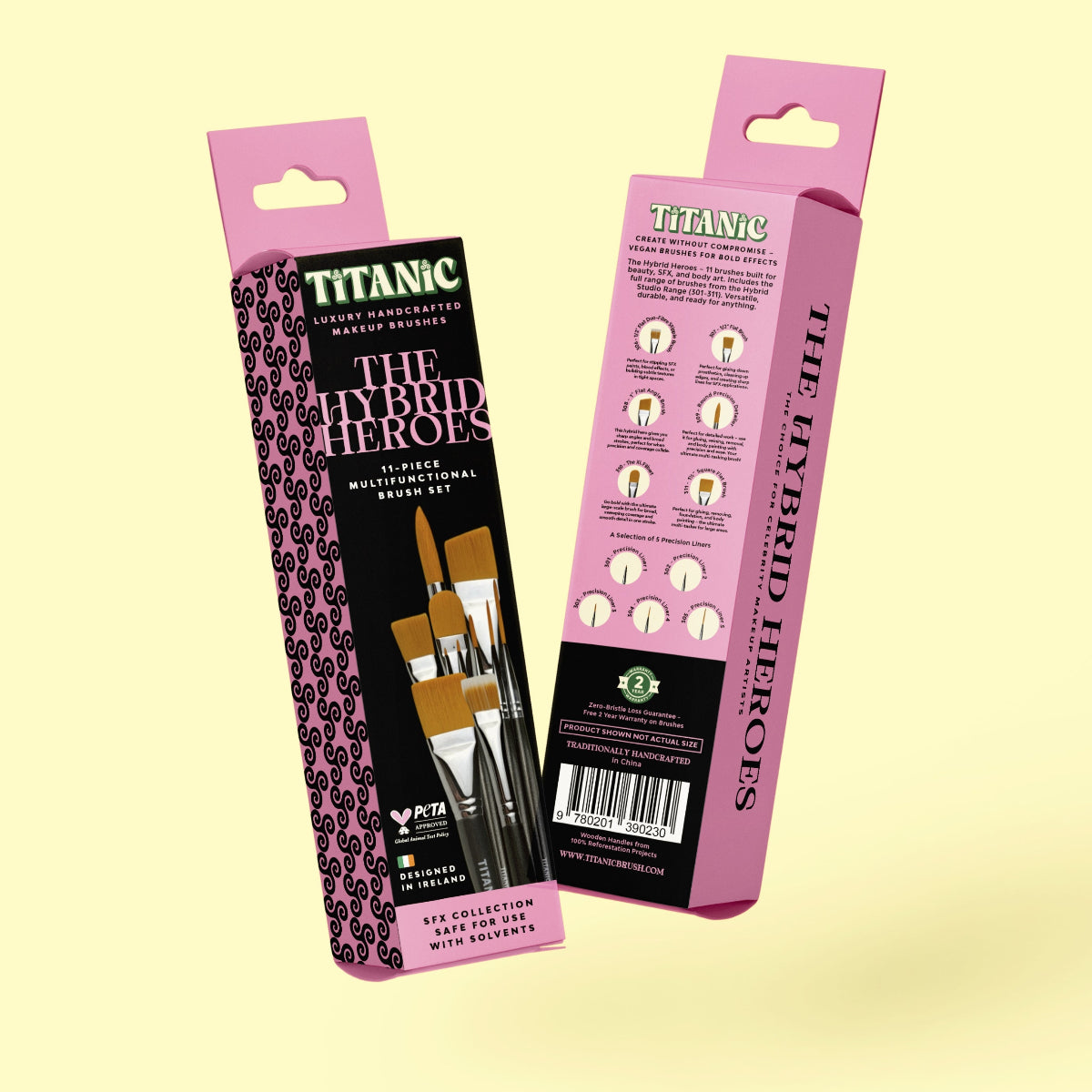 The Hybrid Heroes - Titanic Brush | 11-Piece Multifunctional Brush Set Titanic Brush Co. The Hybrid Heroes - Titanic Brush | 11-Piece Multifunctional Brush Set Titanic Brush Co.