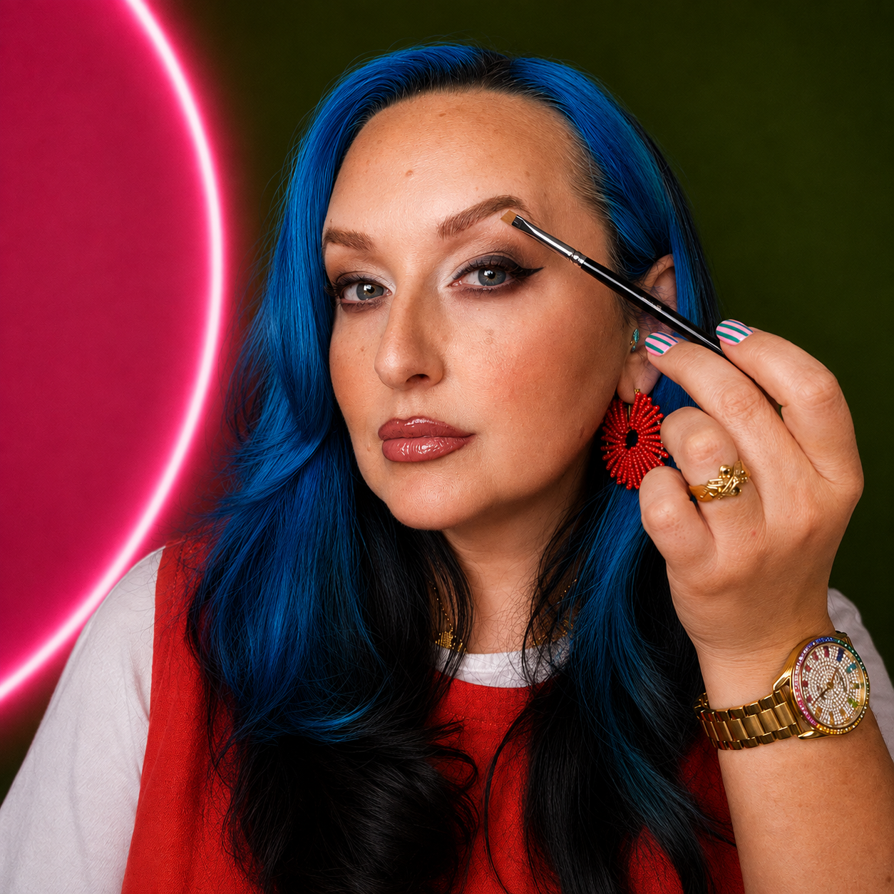 No. 201 - Double-Ended Brow Brush
